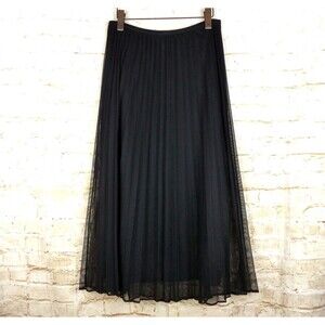 Norton McNaughton Black Midi Skirt
